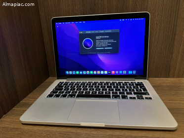 2015 MacBook Pro 13" Retina i5, 8GB, 256 GB SSD, Magyar billentyűzet
