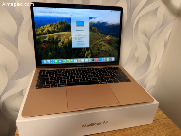 2018 MacBook Air 13" Gold, dobozos