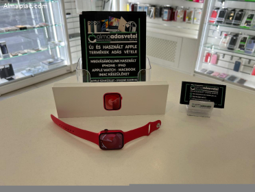 Apple Watch 9 45mm Red Mint Az Új/2026.08.29.gar./Akku 100%/p3664/