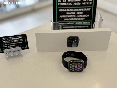 Apple Watch 9 45mm Újszerű Cellular Rozsdamentes Acél/Akku 98%/p4358