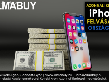 Azonnali Készpénzes iPhone felvásárlás Országosan - Almabuy.hu
