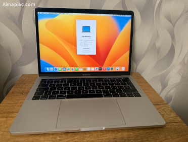 Eladó 2018 MacBook Pro 13" Touch Bar, 256 GB SSD, 16GB RAM