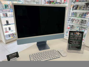 iMac 24" 4.5K M3 Hibátlan/8GB/256ssd/1-3 hónap gar./Magyar Bill./p4356