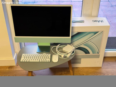 iMac M3, 16GB RAM, 512GB SSD, zöld, magyar bill.