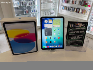 iPad 10 64GB Wifi Kék Újszerű/1-3 hónap gar./Akku 99%/p4649