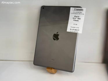 iPad 8 10.2" Wifi Space Grey akku 100% (0/18) iSzerelés.hu