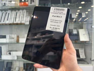 iPad mini 2 7.9" 16gb space grey wifi+cell új akku (0/33) iszerelés.hu