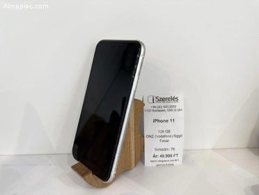 iPhone 11 128GB One akku 88% Garanciával (76) iSzerelés