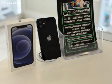 iPhone 12 64GB Független Megkímélt/1-3 hónap gar./Akku 100%/p4578