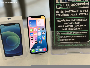 iPhone 12 Mini 64GB Független Használt/1-3 hónap gar./Akku 100%/p4579