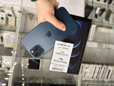 iPhone 12 Pro max 128gb független kék új akkuval (171) iszerelés.hu