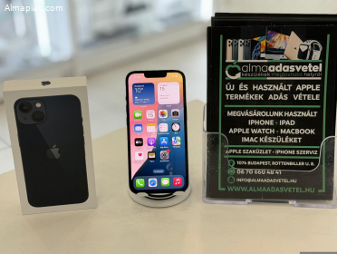 iPhone 13 128GB Független Használt/1-3 hónap gar./Akku 88%/p4568