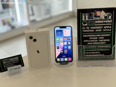 iPhone 13 256GB Független Nagyon Szép/1-3 hónap gar./Akku 100%/p4370