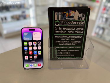 iPhone 14 Pro 256GB Független Használt/1 hónap gar./Akku 83%/p4834