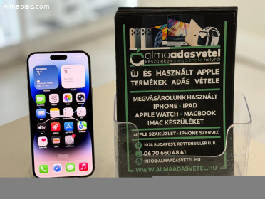 iPhone 14 Pro Max 128GB Független Nagyon Szép/1-3 hónap gar./Akku 89%/