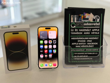 iPhone 14 Pro Max 128GB Független Újszerű/1-3 hónap gar./Akku 100%/k10