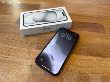 iPhone 15 128 GB Black, 88% akkumulátor