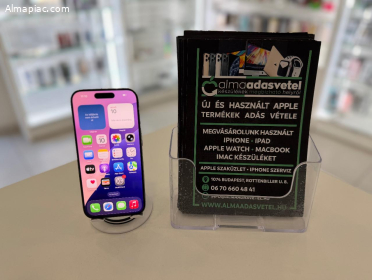 iPhone 15 Pro 128GB Független e-Sim/1-3 hónap gar./Akku 88%/p4552