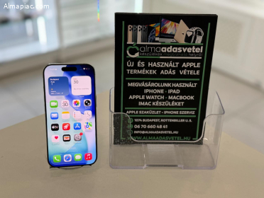 iPhone 16 Pro 256GB Független Hibátlan/2026.08.31.Apple Gar./Akku 100%