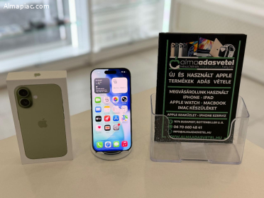 iPhone 17 256GB Zöld Független Hibátlan/2028.09.26.Gar./Akku 100%/p467