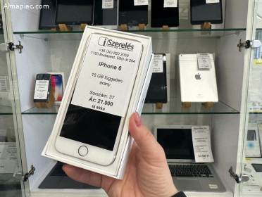 iPhone 6 16GB független arany új akkuval (37) iszerelés.hu