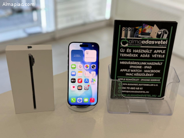 iPhone Air 256GB Független Karcmentes/2026.12.07.Apple Mar.Akku 100%/p