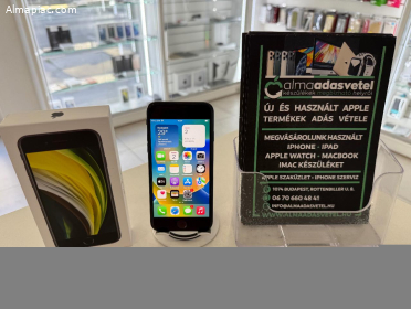 iPhone SE 2020 64GB Független Újszerű/1-3 hónap gar./Akku 93%/p4441