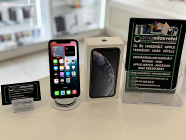 iPhone XR 128GB Fekete Független Újszerű/1 hónap gar./p4241