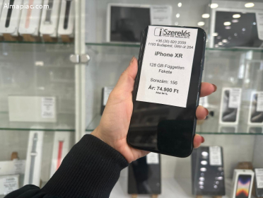 iPhone XR 128GB független fekete akku 94% (156) iszerelés.hu