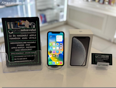 iPhone XR 64GB Független Nagyon Szép/1-3 hónap gar./Akku 89%/p4016