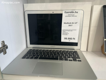 MacBook Air 13" 2017 1.8GHz/i5/8GB/128SSD/magyar bill (9/0) iSzerelés