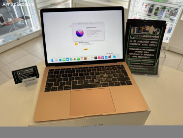 MacBook Air 2018 Használt/8GB/128ssd/1-3 hónap gar./Akku 84%/p3807