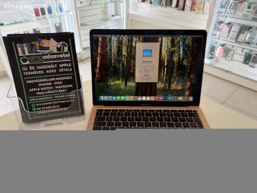 MacBook Air 2020 8GB/256ssd/i3/1-3 hónap garancia/Akku 100%/p4511