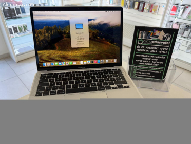 MacBook Air M1 13" Újszerű/8GB/256ssd/1-3 hónap gar./Akku 95%/p4778