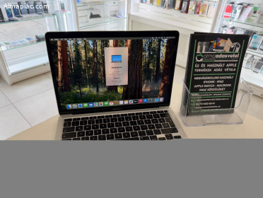 MacBook Air M1 8GB/256ssd/Hibátlan/1-3 hónap gar./Akku 97%/p4734