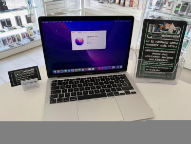 MacBook Air M1 8GB/256ssd Újszerű/1-3 hónap gar./Akku 94%/p4312