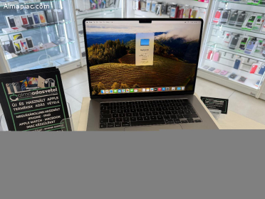 MacBook Air M2 15"/8GB/256ssd/1 hónap gar./Akku 100%/p3788/