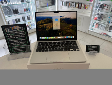 MacBook Air M3 Újszerű/16GB/512ssd/2025.10.09.Apple gar./Akku 100%/p42