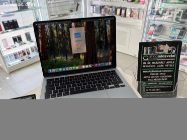 MacBook Air M4 16GB/256ssd/Újszerű/2026.06.09 Apple Gar./Akku 100%/p43