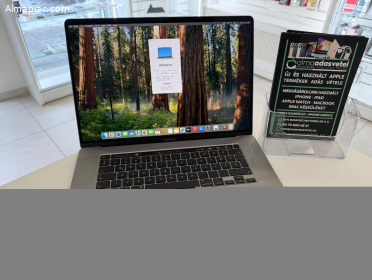 MacBook Pro 2019 16" Újszerű 16GB/512ssd/i7/Akku 85%/1 hónap gar./p467