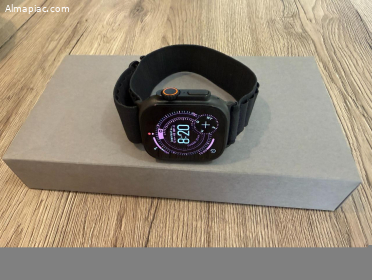 Szinte új Apple Watch Ultra 3 Black, 100% akku, Apple gar. 27.08.13.