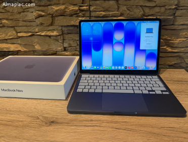 Szinte új MacBook Neo Indigo 256 SSD , Garancia: 27.06.26.