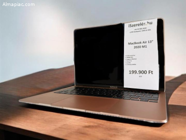 ÚJ AKKU | GARANCIA | MacBook Air 13" M1 256SSD/magyar billentyű (6/0)