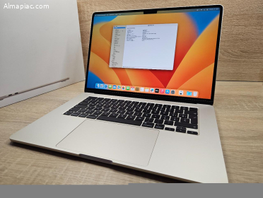 ÚJSZERŰ! MacBook Air 15" M2 2023 – 24GB RAM – SK layout – 100% akku